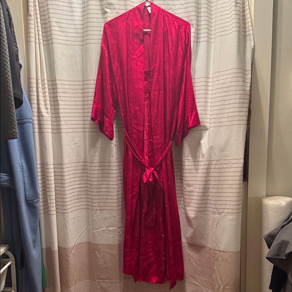 august silk | Pants & Jumpsuits | August Silk Red Nightgown And Robe ...